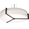 Afx Apex 33in. Medium Base Pendant, Espresso Finish, Linen White Shade APP3044MBES-LW - alternate 1